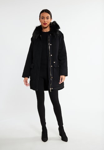 faina Winter Coat in Black