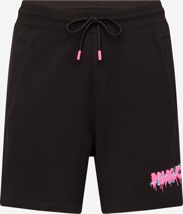 HUGO Loosefit Shorts 'Dapalmi' in Schwarz: predná strana