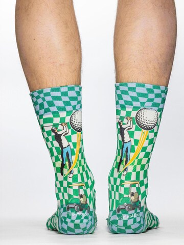 Wigglesteps Sokken 'Check Golf' in Groen