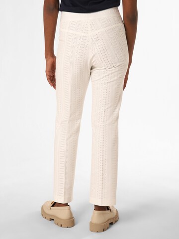 Cambio Regular Pleated Pants 'Ranee' in Beige