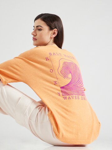 ROXY Tričko 'BACKSIDE SUN' – oranžová