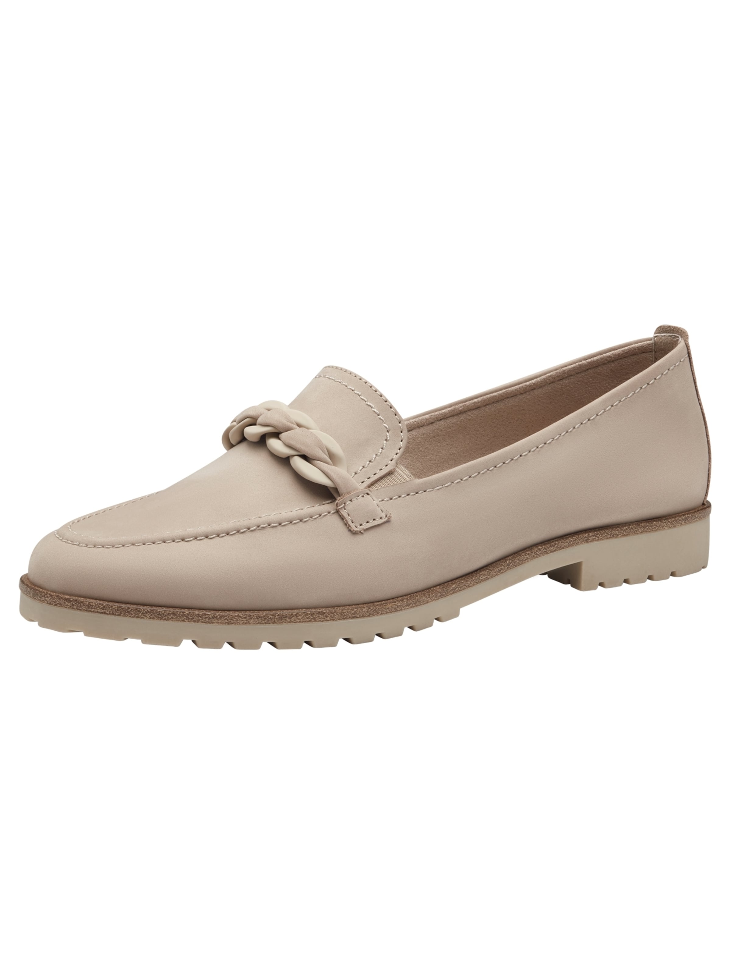 Tamaris Slip-ons in Beige: front