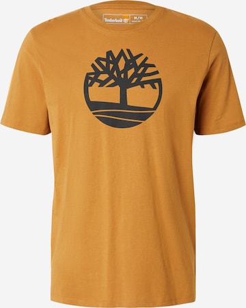 TIMBERLAND - Camisa em castanho: frente