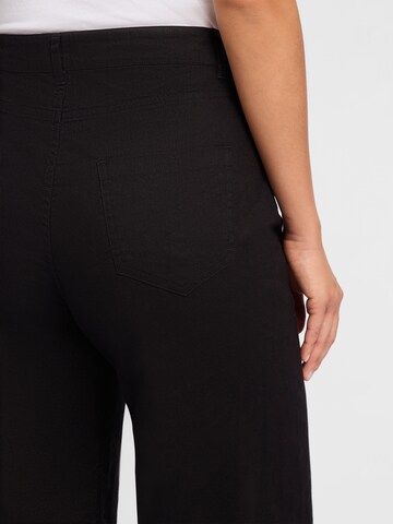 Franco Callegari Wide leg Broek in Zwart