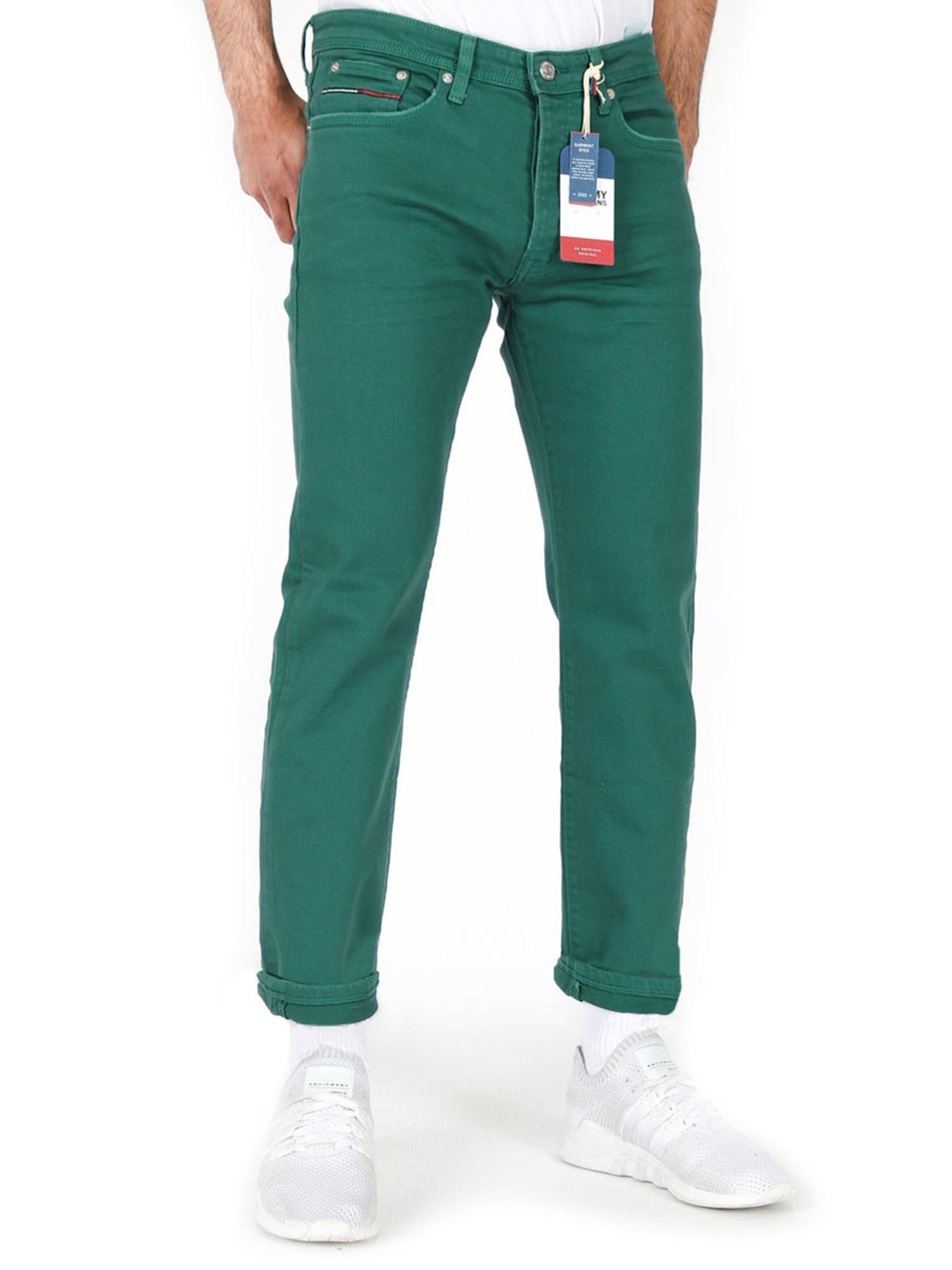 Coupe slim Jean 'Slater Egco' TOMMY HILFIGER en vert