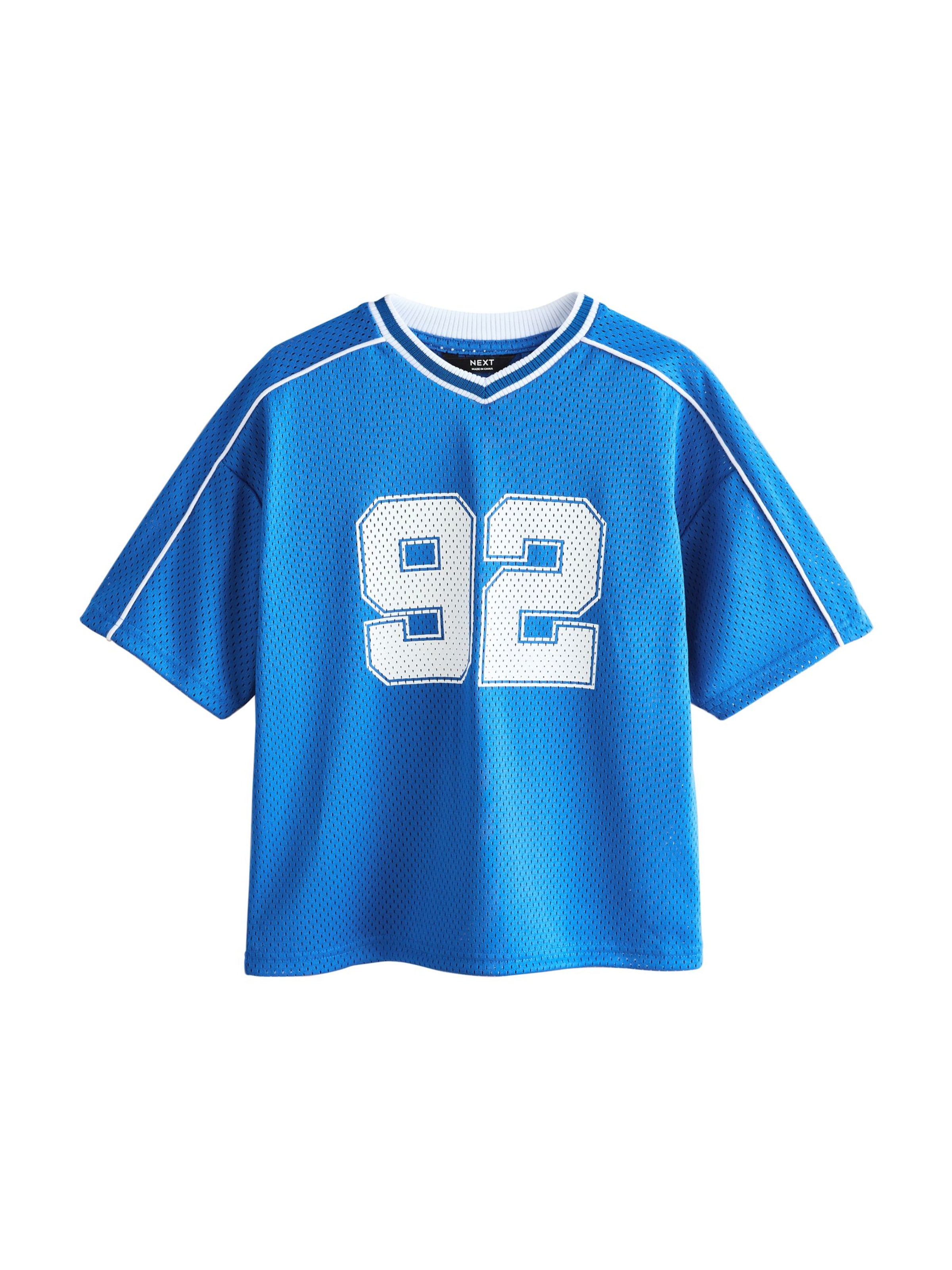 Next Тениска в синьо: отпред