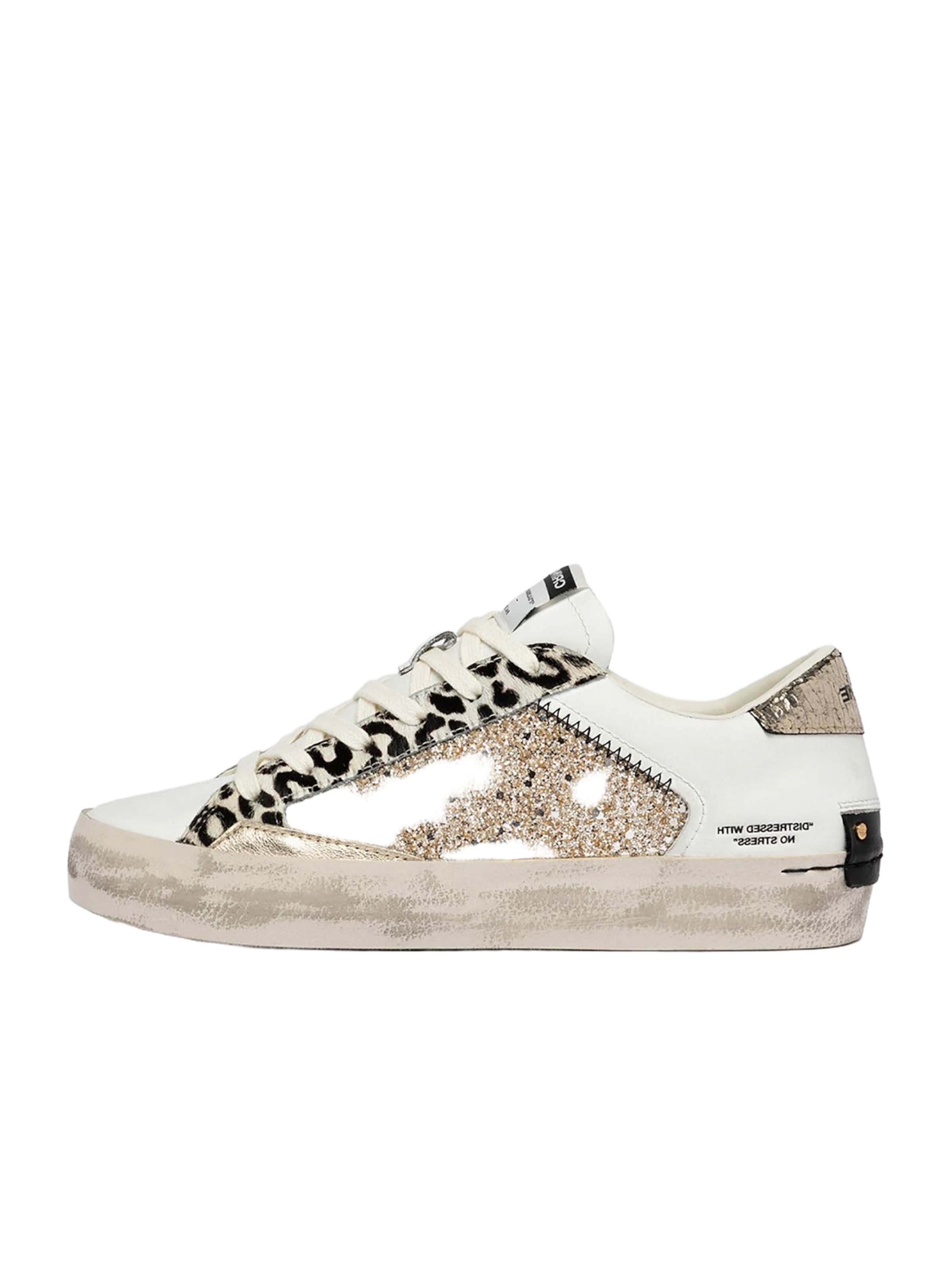 Crime London Sneakers in Gold: Vorderseite