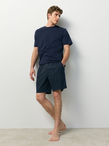 Next Пижама короткая 'Motion Flex' в Синий
