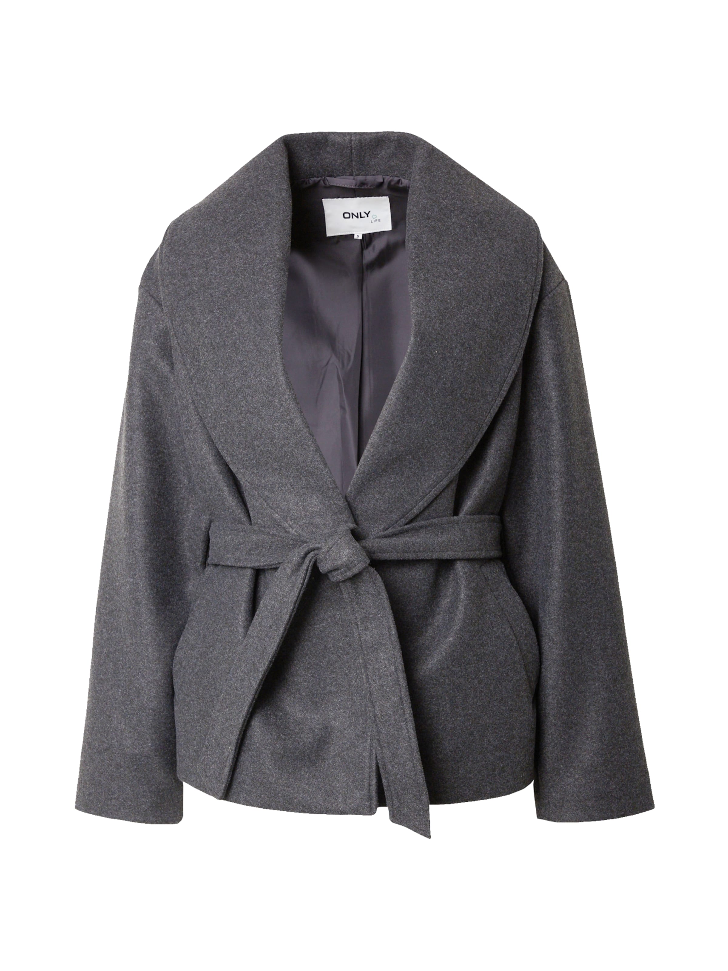 ONLY Between-seasons coat 'ONLAugusta' in Grey: front