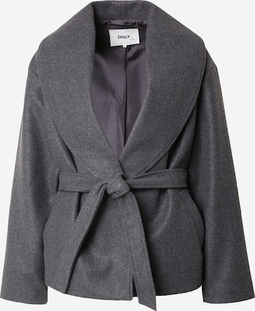 Manteau mi-saison 'AUGUSTA' ONLY en gris : devant