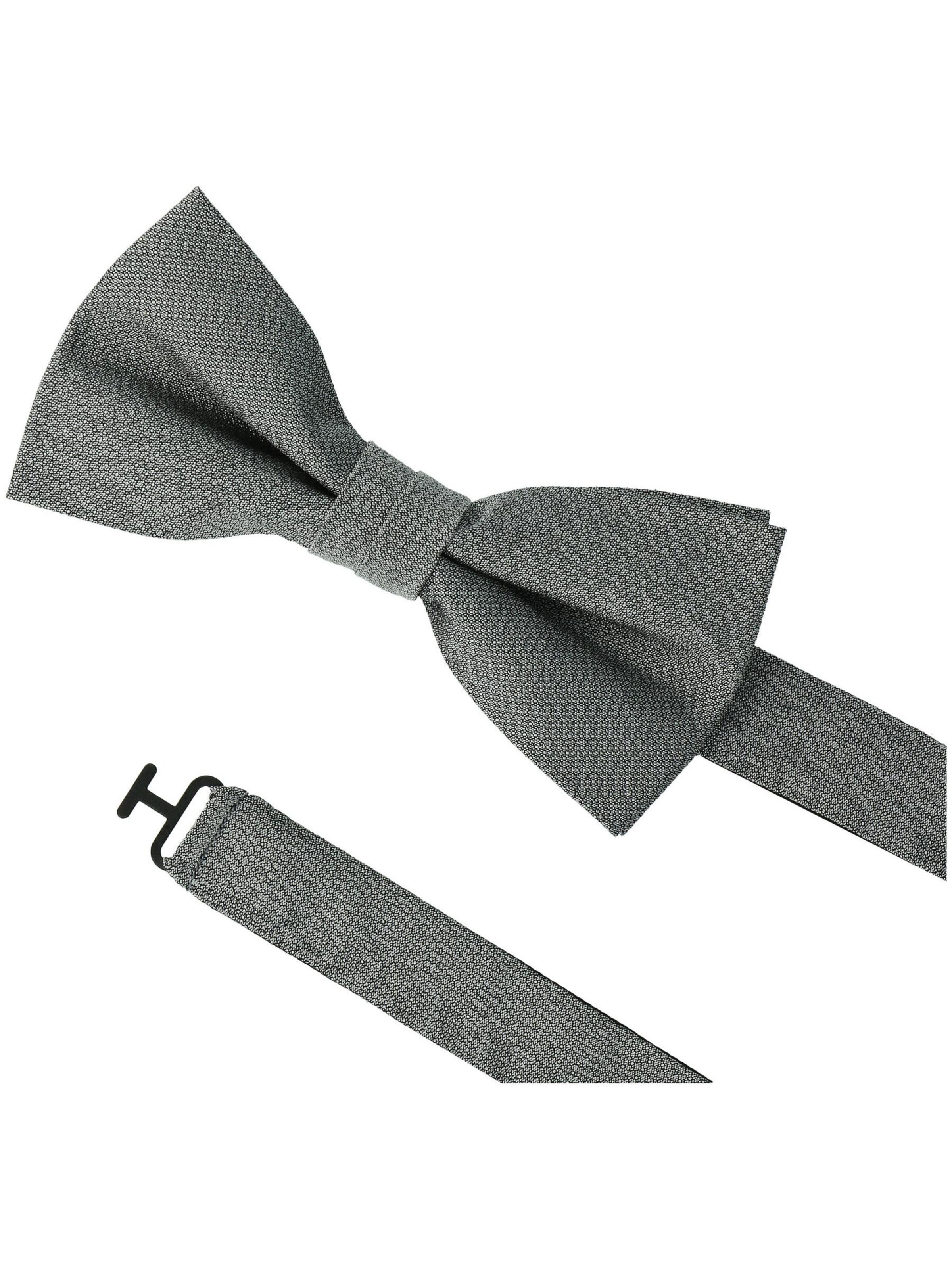 WILLEN Bow Tie 'Uni Struktur' in Grey