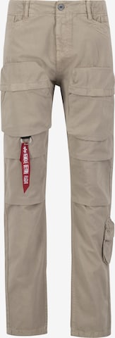Pantaloni cargo di ALPHA INDUSTRIES in beige: frontale