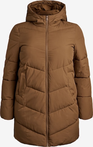 Veste d’hiver Zizzi en marron : devant