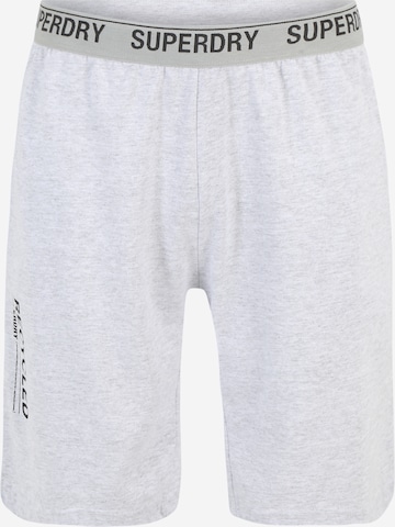 Superdry Pajama Pants in Grey: front