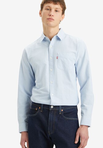 LEVI'S ® Regular fit Button Up Shirt 'Sunset' in Blue: front