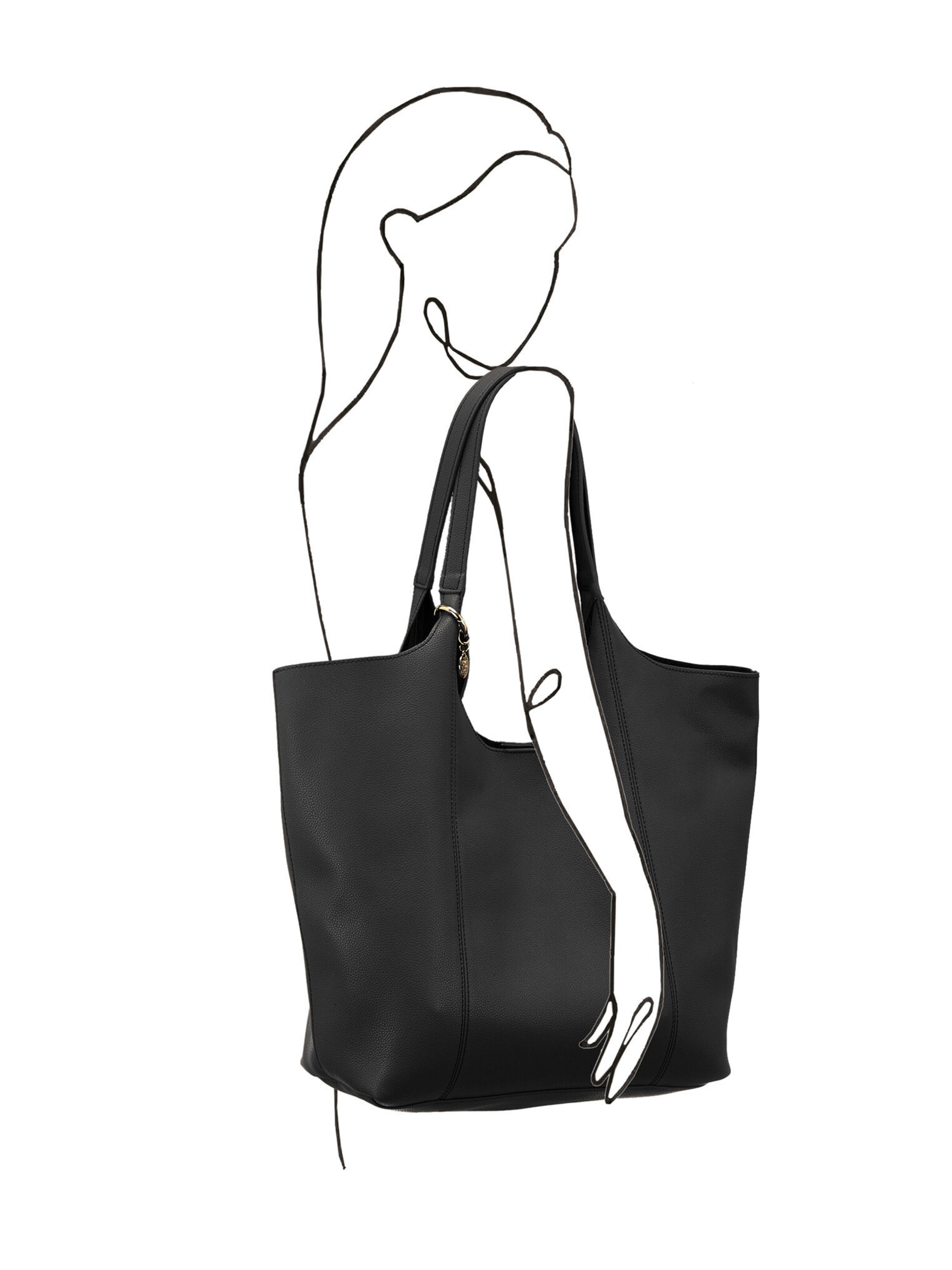 Cabas 'VALETTA' Apple of Eden en noir