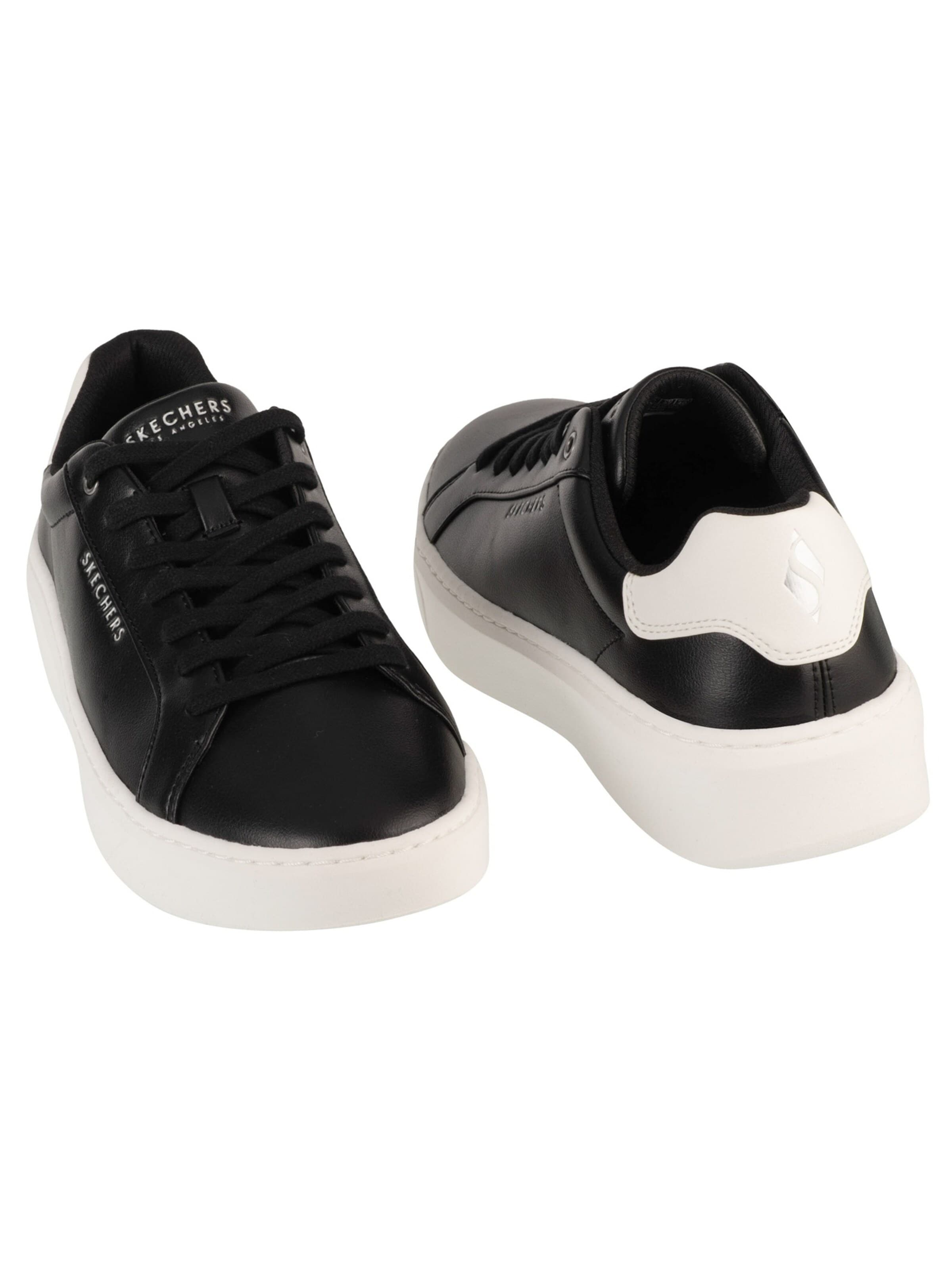 SKECHERS Sneakers laag 'Skechers Court Break - Suit Sneaker' in Zwart