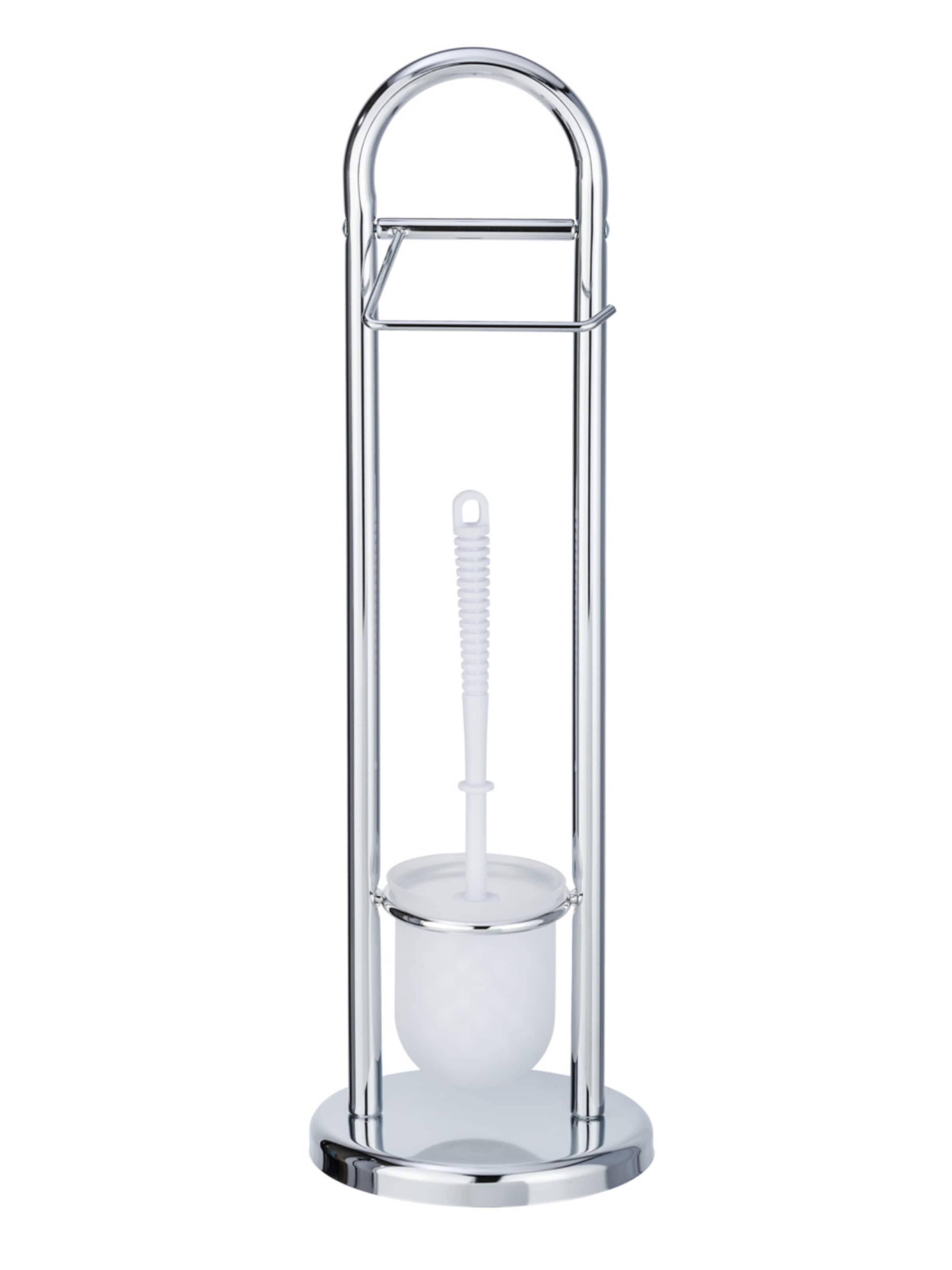 Wenko WC-Garnitur 'Siena' in Silber