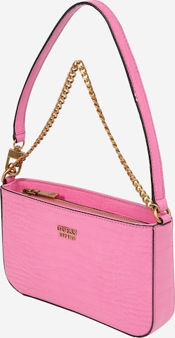 GUESS Чанта за през рамо 'KATEY' в розово: отпред