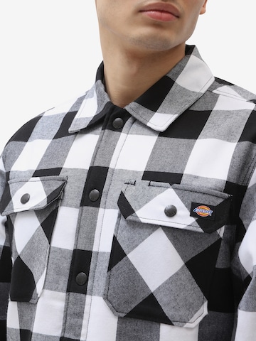 DICKIES Regular fit Button Up Shirt 'SACRAMENTO' in Black