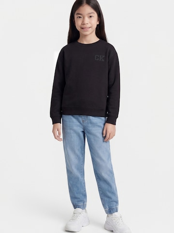 Calvin Klein Jeans Sweatshirt in Black: front