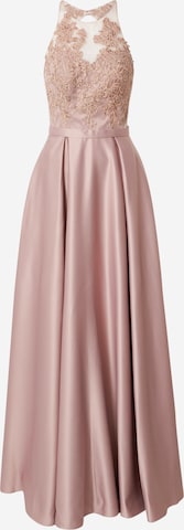 mascara Evening Dress in Pink: front