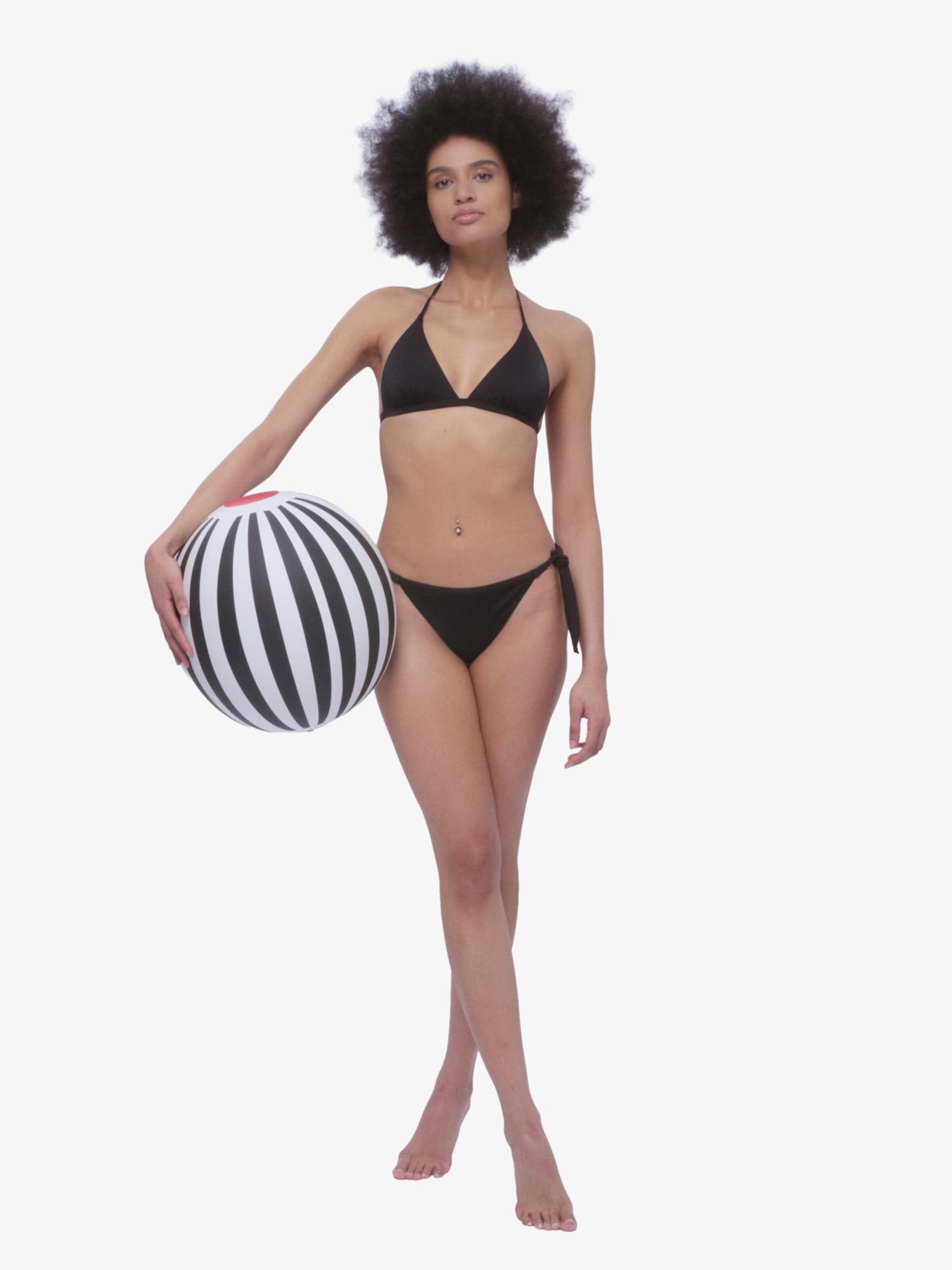 Triangle Hauts de bikini 'Stresa Draped Triangle Bikini Top' MAREZZA en noir
