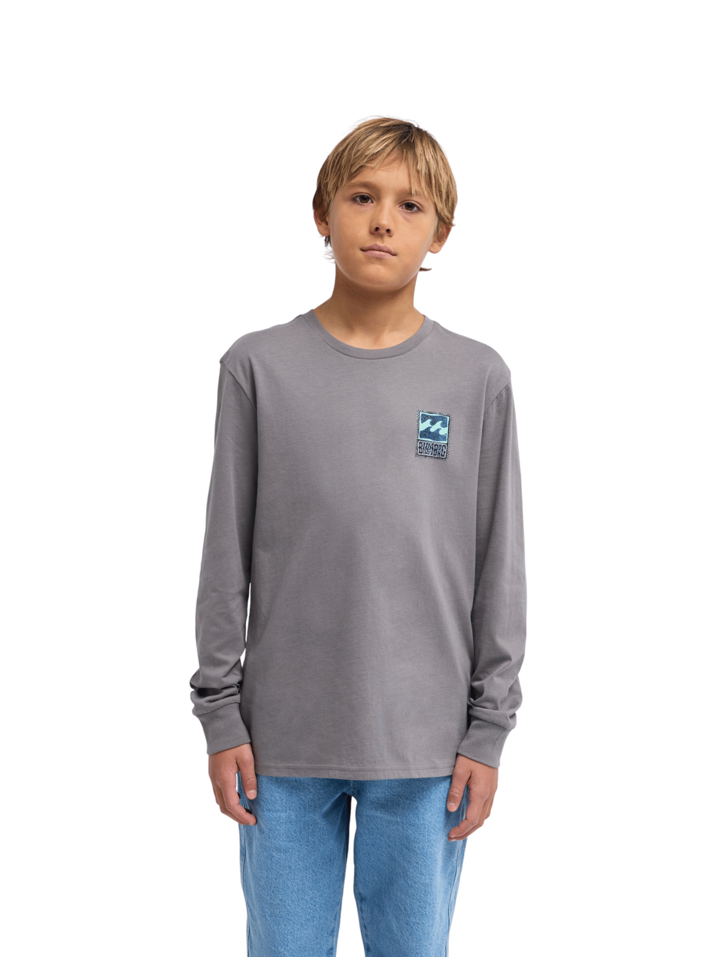 BILLABONG Shirt 'Stamp' in Grey: front