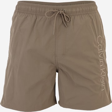 Calvin Klein Swimwear Plavecké šortky - Sivá: predná strana