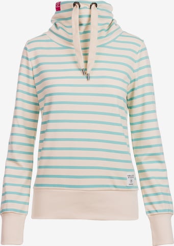 Sweat-shirt 'Kooveljau' salzhaut en beige : devant