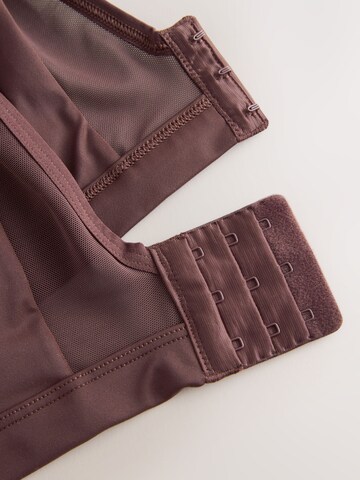 Next Сутиен с триъгълни чашки Сутиен в кафяво