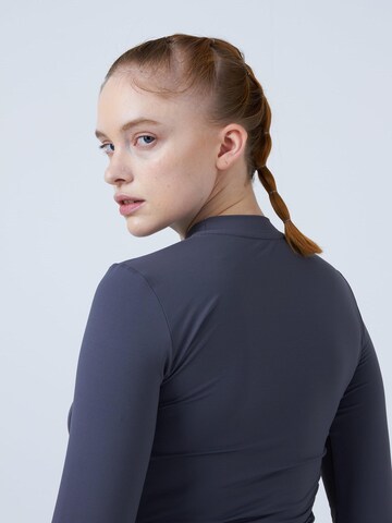 SPORTKIND Funktionsshirt 'Langarmshirt High-Neck'‌‌‌‌‌‌ in Grau