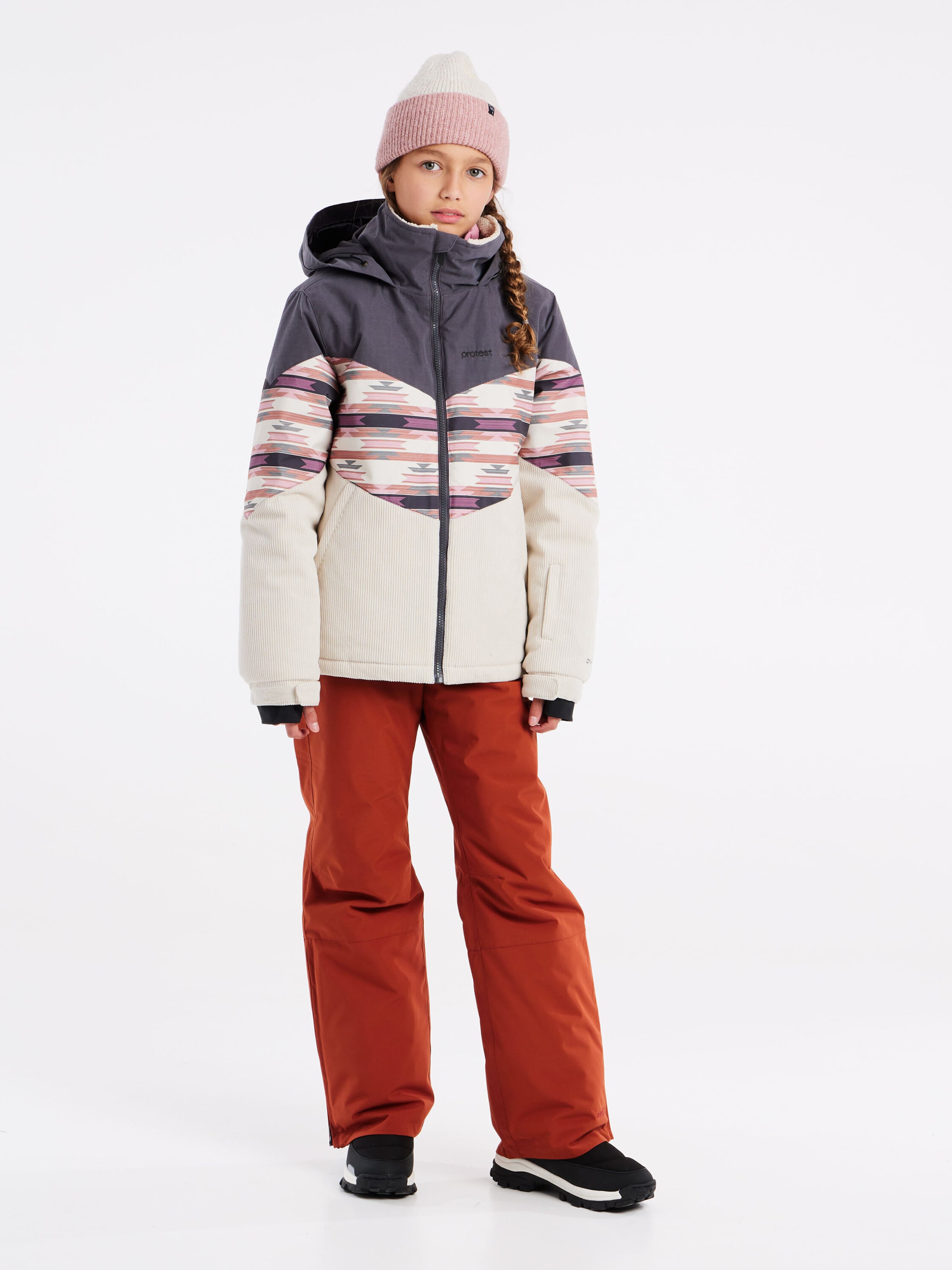 PROTEST Sportjacke 'PRTSWAN JR'‌‌‌ in Weiß