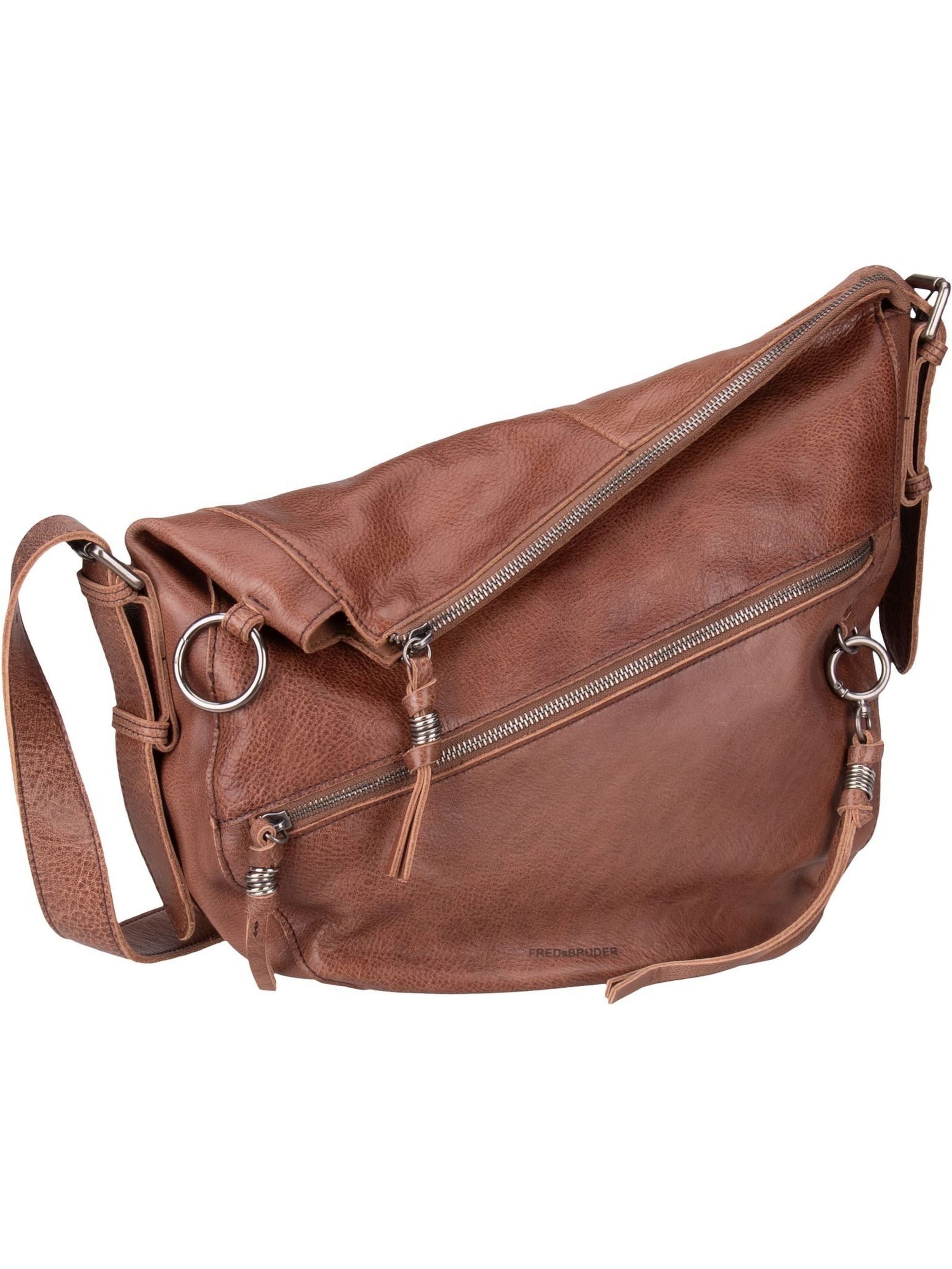 FREDsBRUDER Crossbody Bag 'My Forever Friend' in Brown: front