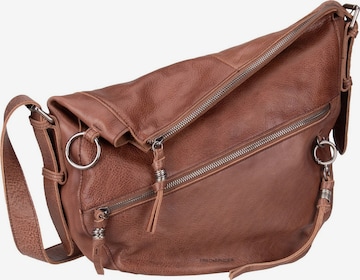 FREDsBRUDER Ümhangetasche 'My Forever Friend' in Braun: Vorderseite