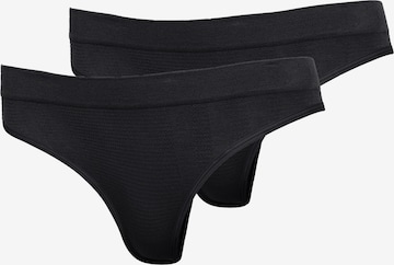 SCHIESSER Thong ' Active Basic ' in Black: front