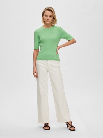 SELECTED FEMME Pullover 'SLFMala' i grøn