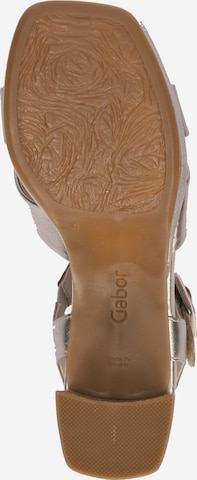 GABOR Remienkové sandále - Zlatá