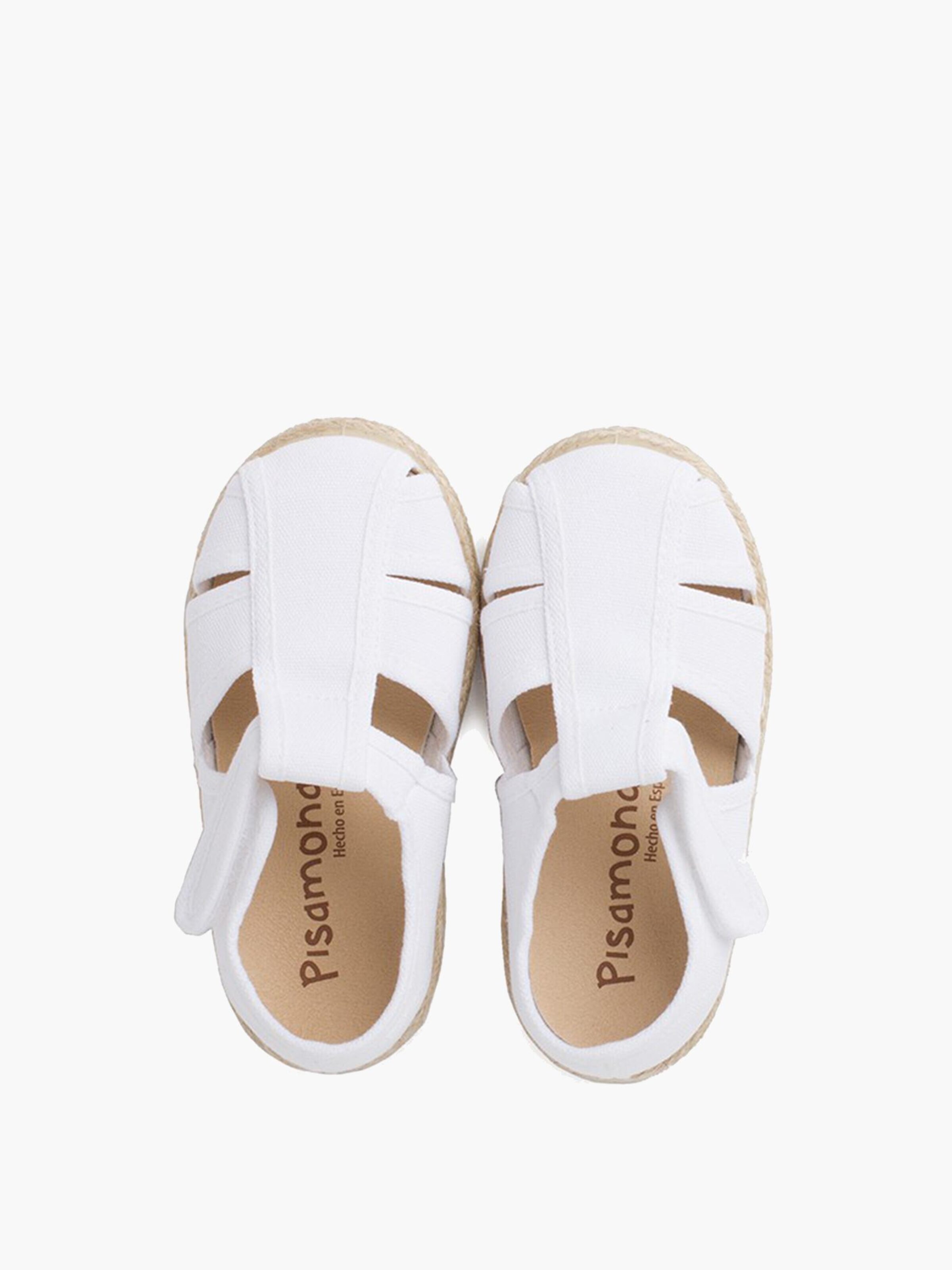 Pisamonas Buty otwarte w kolorze biały