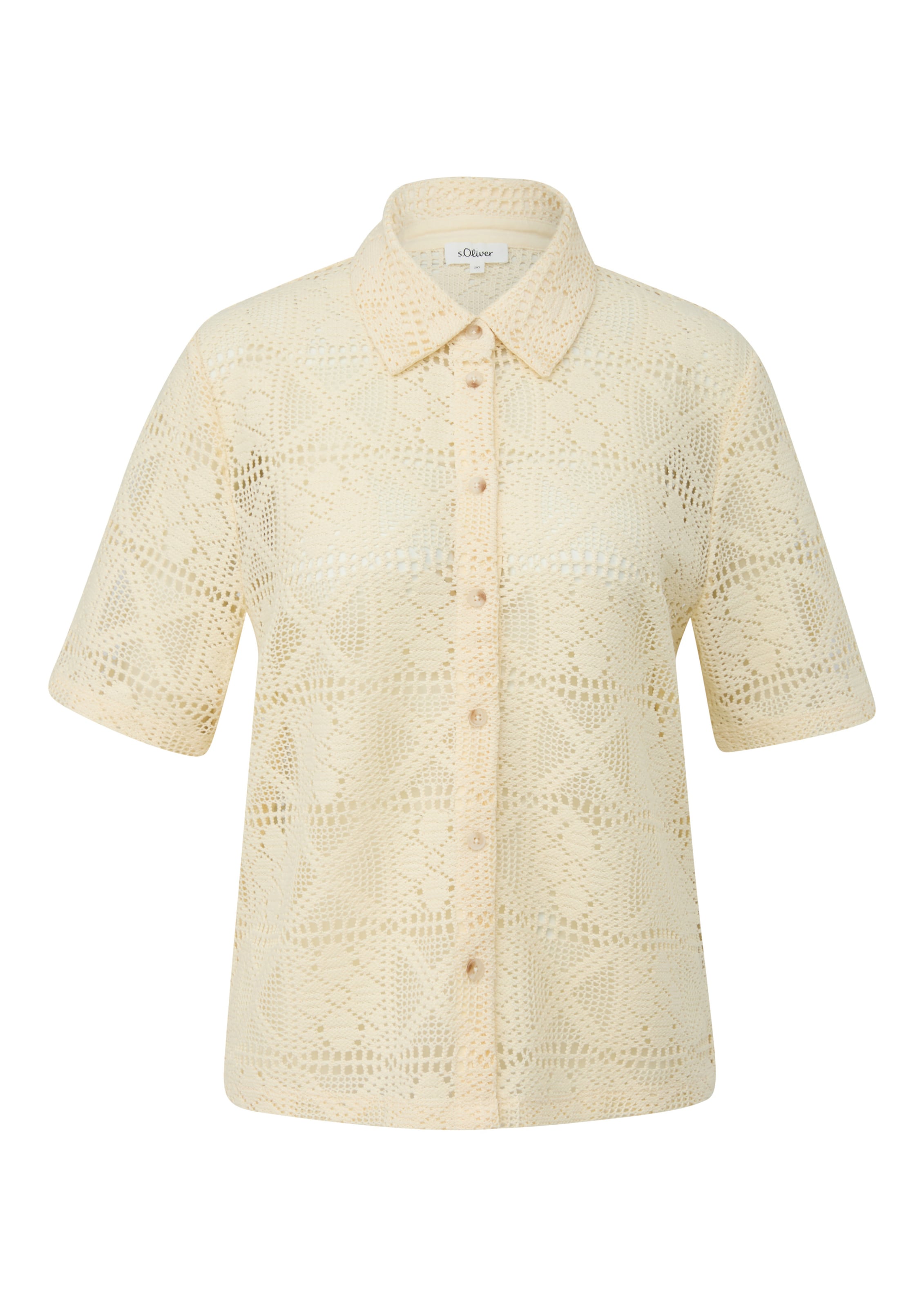 Chemisier s.Oliver en beige : devant