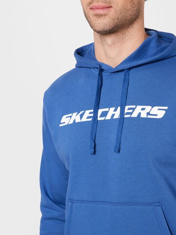 SKECHERS Athletic Sweatshirt in Blue