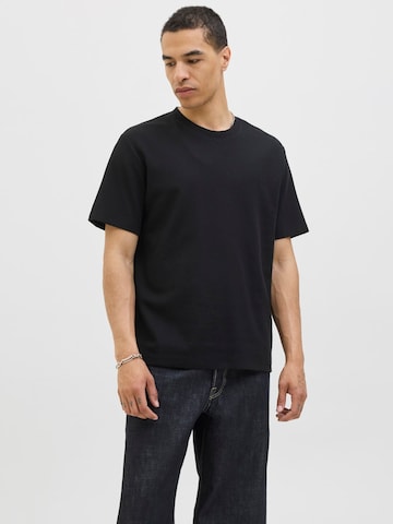 JACK & JONES Koszulka 'JJEAUSTIN' w kolorze czarny: przód