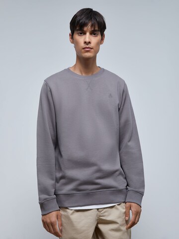 Scalpers Sweatshirt 'Fade' i grå: framsida