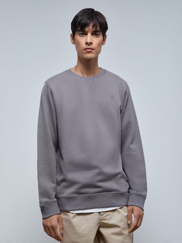 Scalpers Sweatshirt 'Fade' in Grijs: voorkant