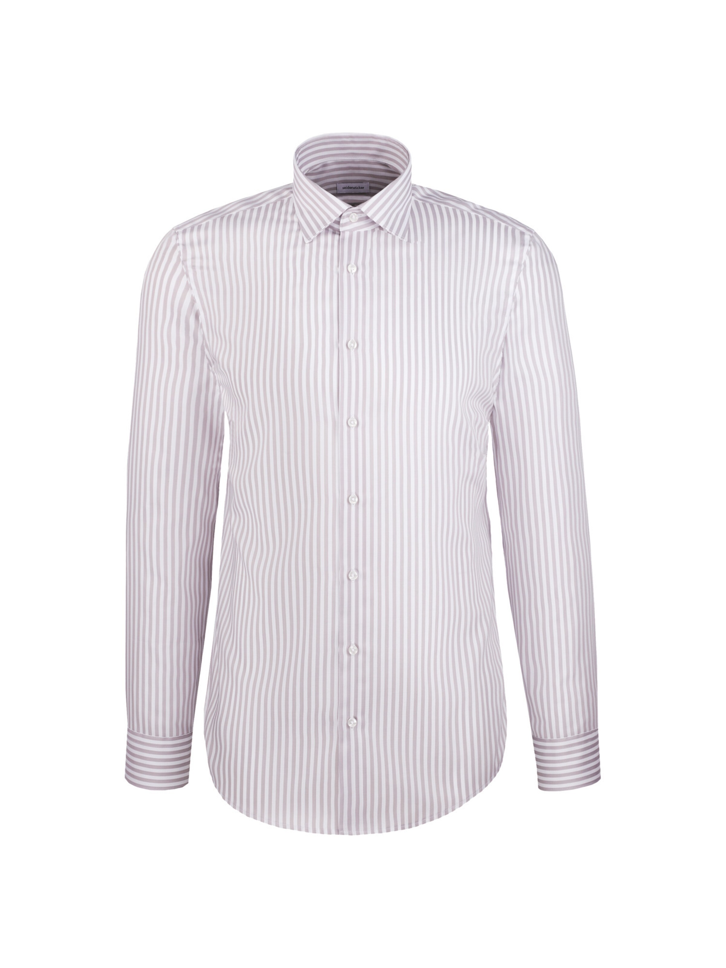 Coupe slim Chemise SEIDENSTICKER en gris : devant