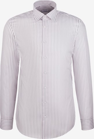 SEIDENSTICKER Businesshemd in Grau: Vorderseite