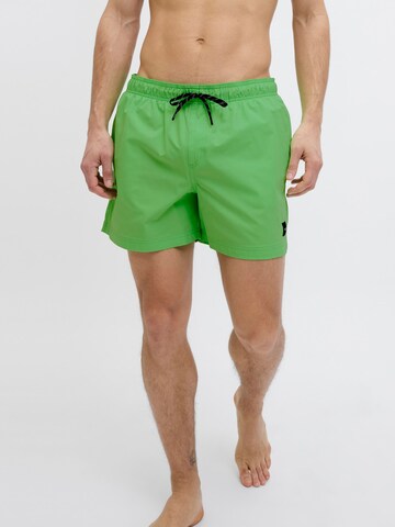 JACK & JONES Zwemshorts 'JPSTMaui' in Groen