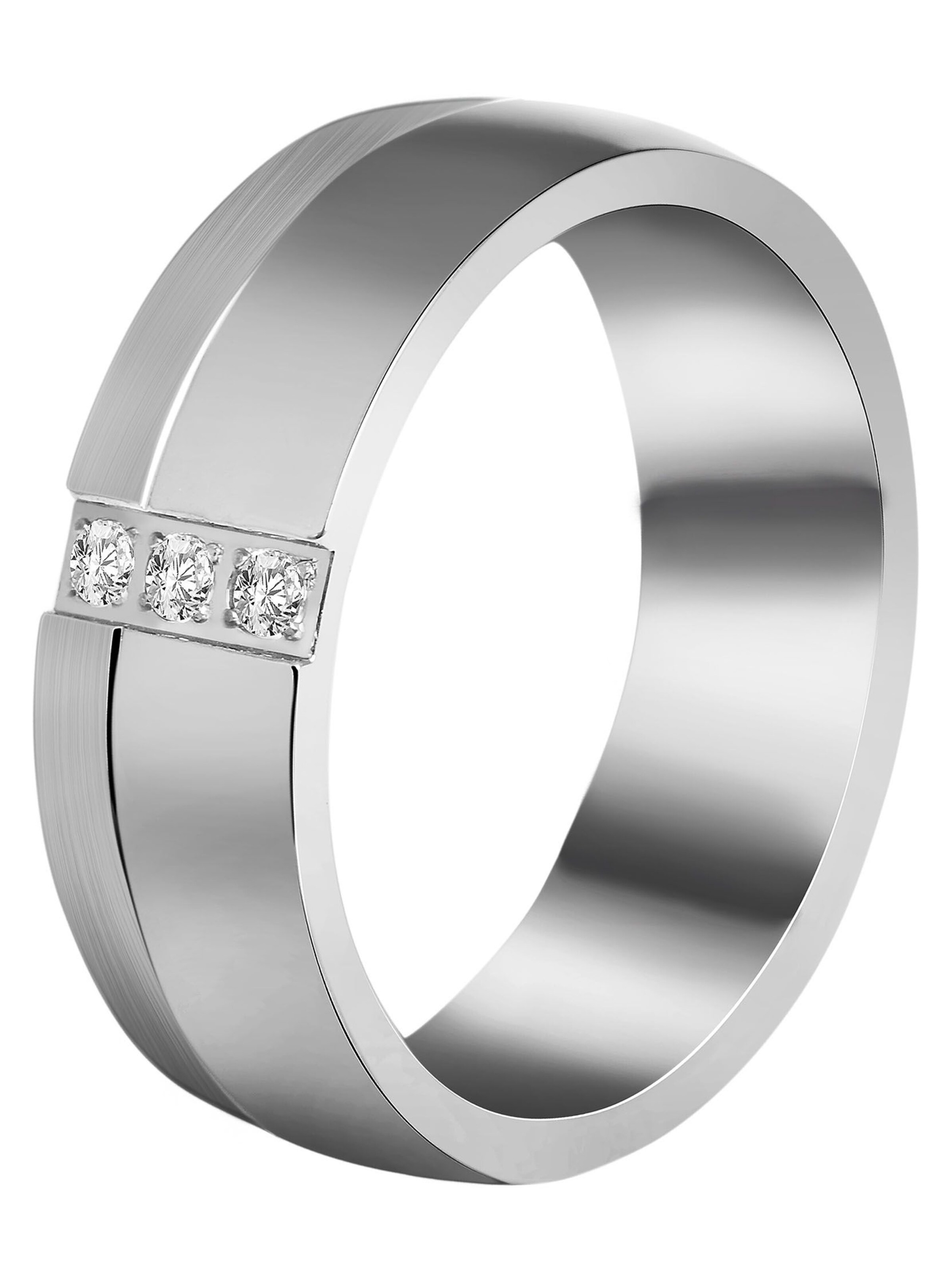 Akzent Ring 'Endless Happiness, silberfarbig, langlebig' in Silver: front