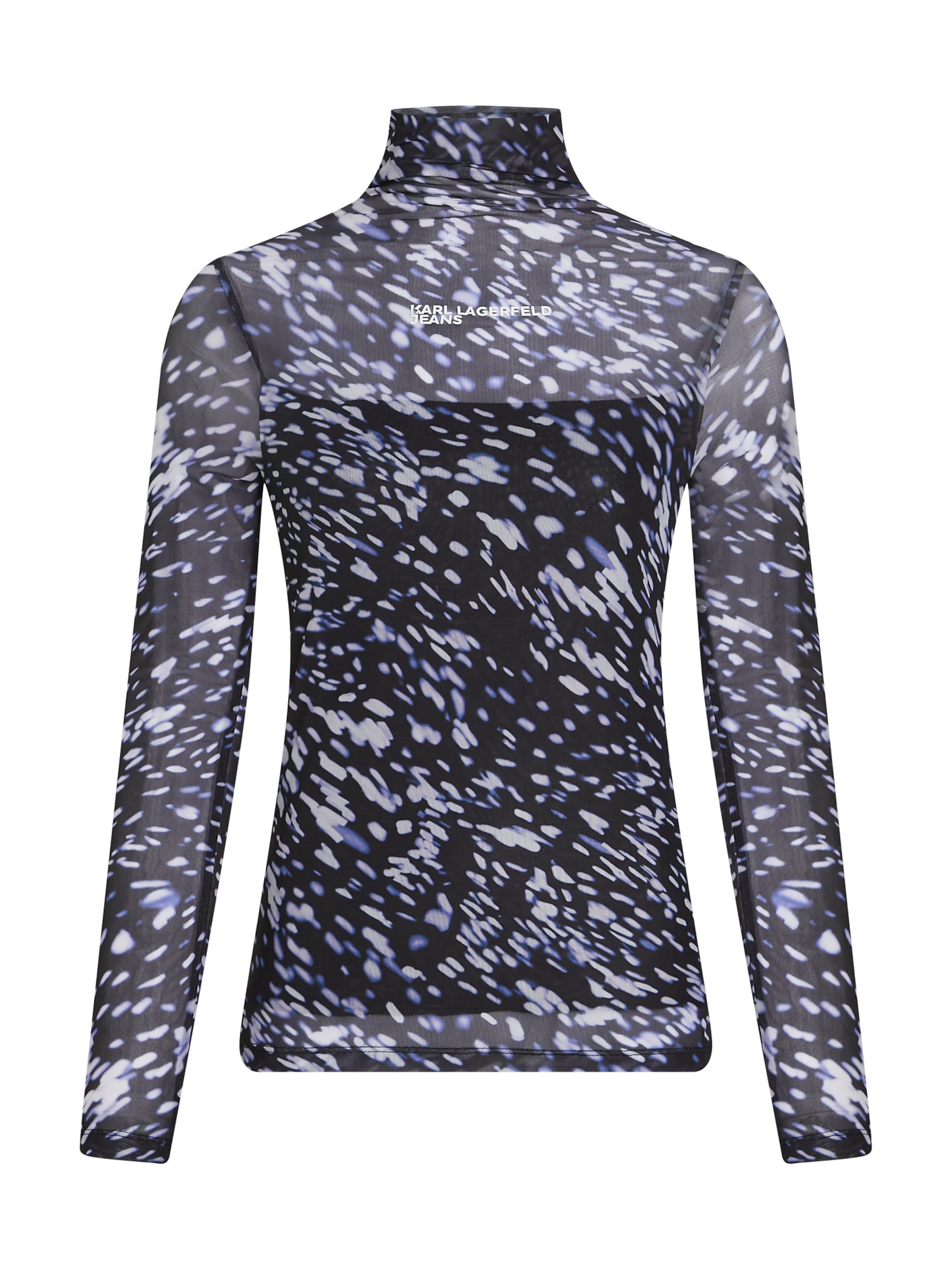 KARL LAGERFELD JEANS Top - fekete: elől