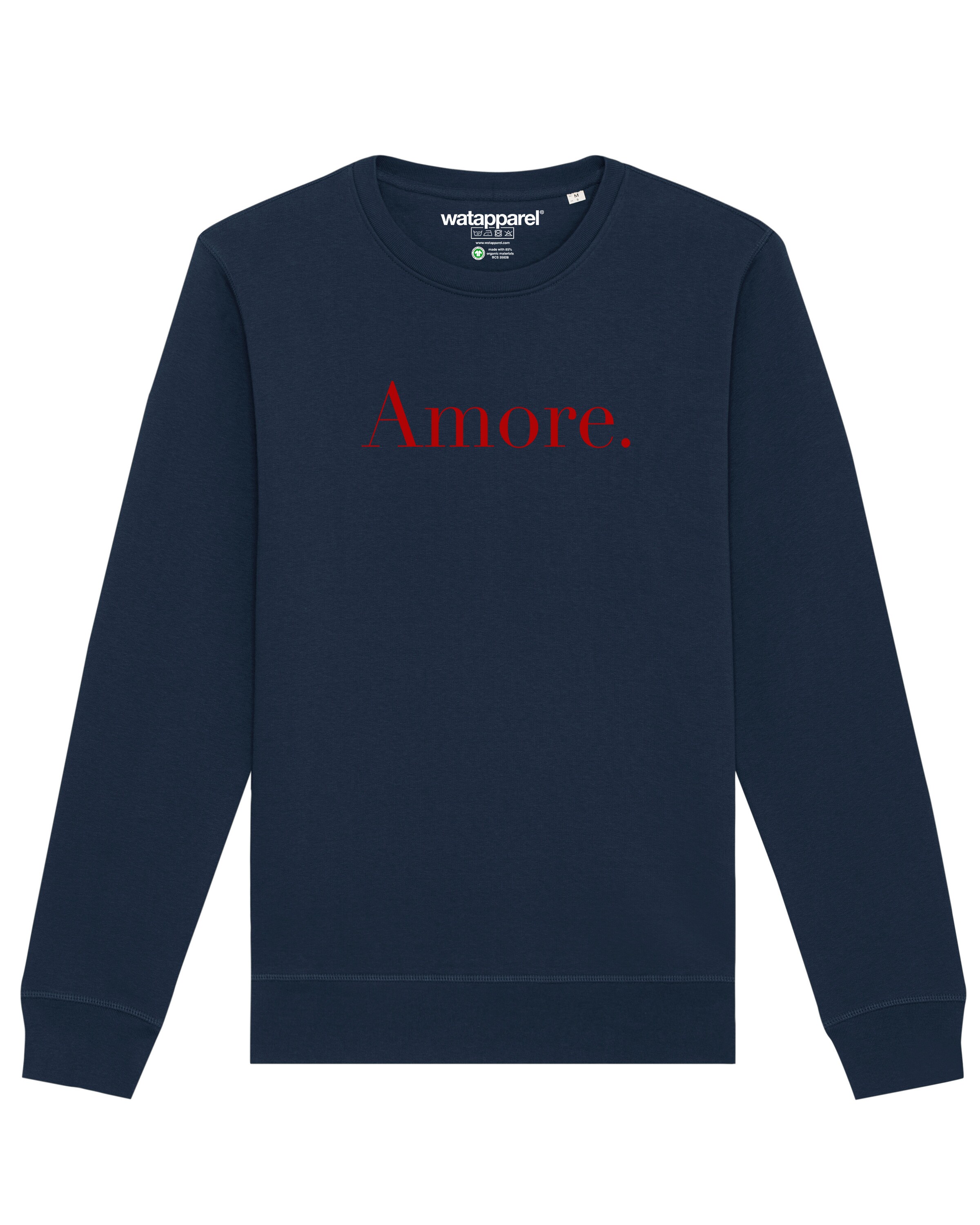 Sweat-shirt 'Amore' Watapparel en bleu : devant